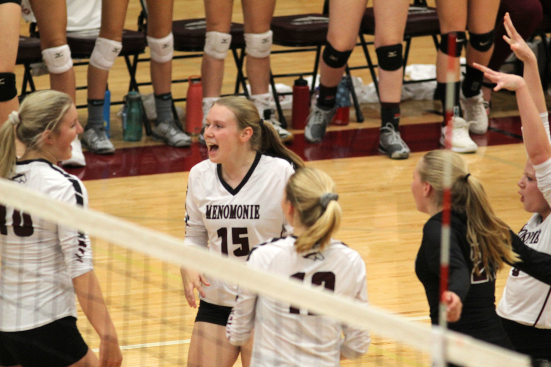 Medford at Menomonie volleyball 10-10-19
